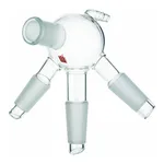 Merck Synthware distillation distribution adapter with vacuum hose connection