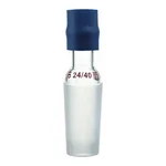 Merck Synthware inlet/thermometer adapter with one holed rubber adapter