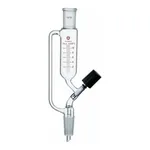 Merck Synthware pressure equalizing funnel with high vacuum valve