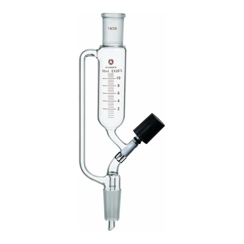 Merck Synthware pressure equalizing funnel with high vacuum valve