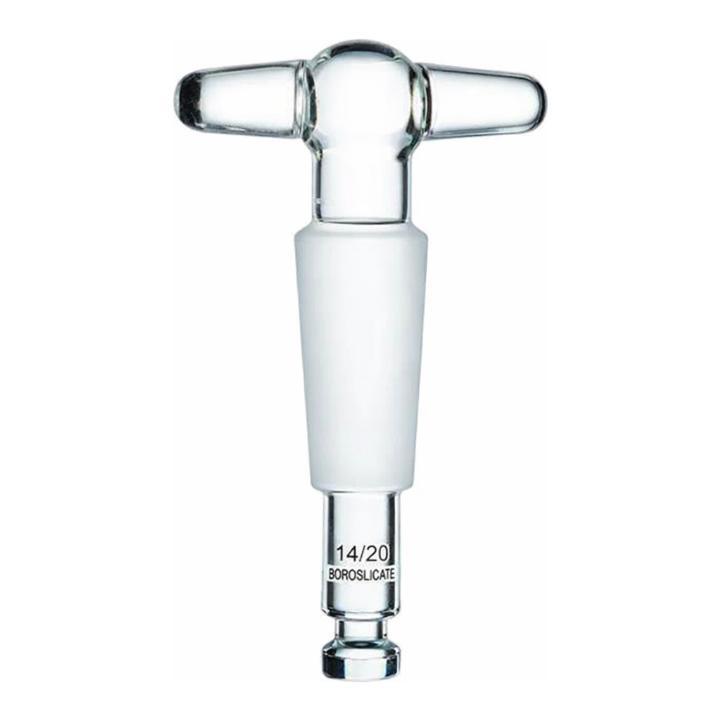 Merck Synthware straight bore glass stopcock plug