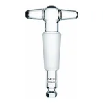 Merck Synthware straight bore glass stopcock plug