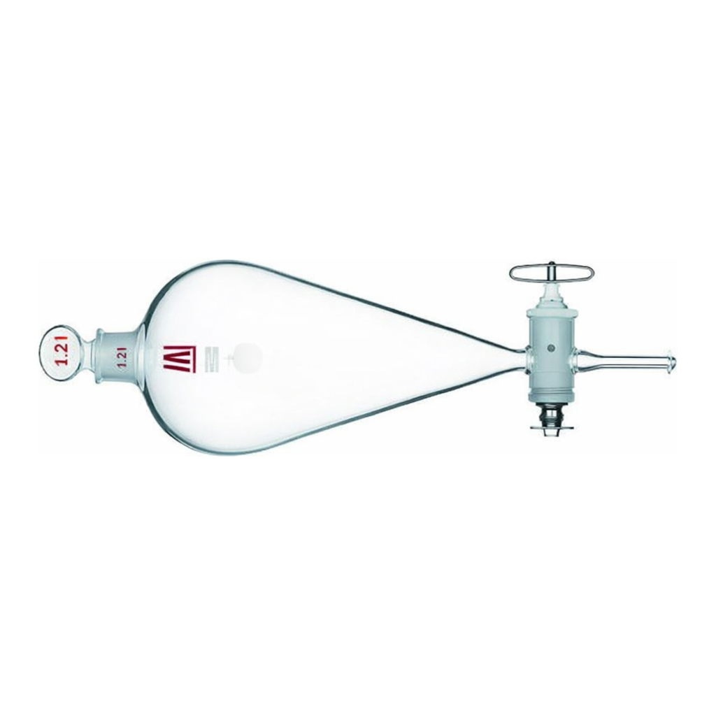 Merck Synthware Squibb separatory funnel with glass stopcock