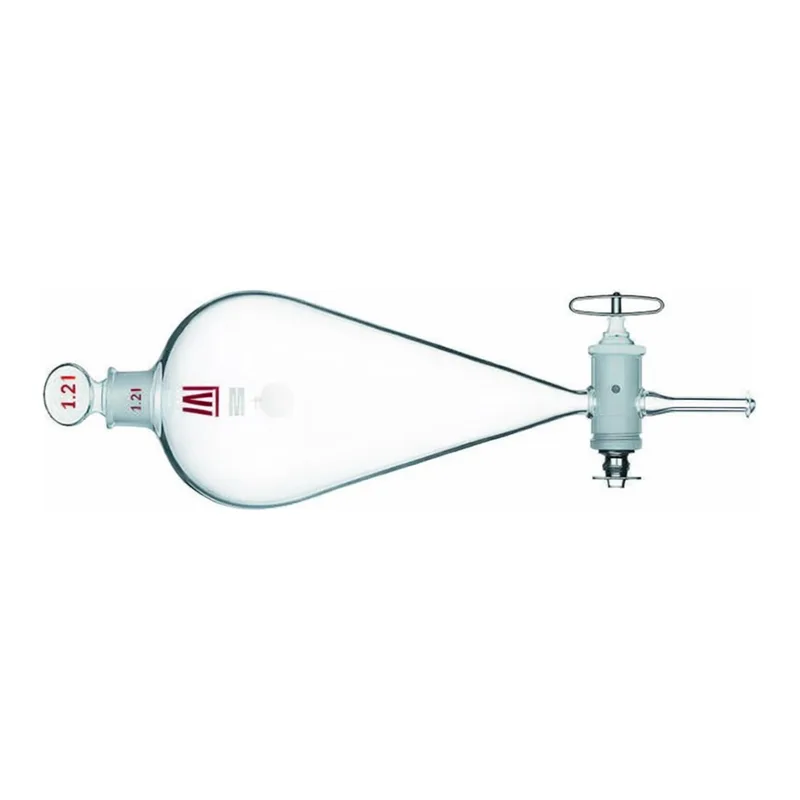 Merck Synthware Squibb separatory funnel with glass stopcock
