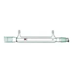 Merck Synthware water jacketed distillation column with indents to support packing material