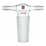 Merck Synthware twin hose connecting adapter