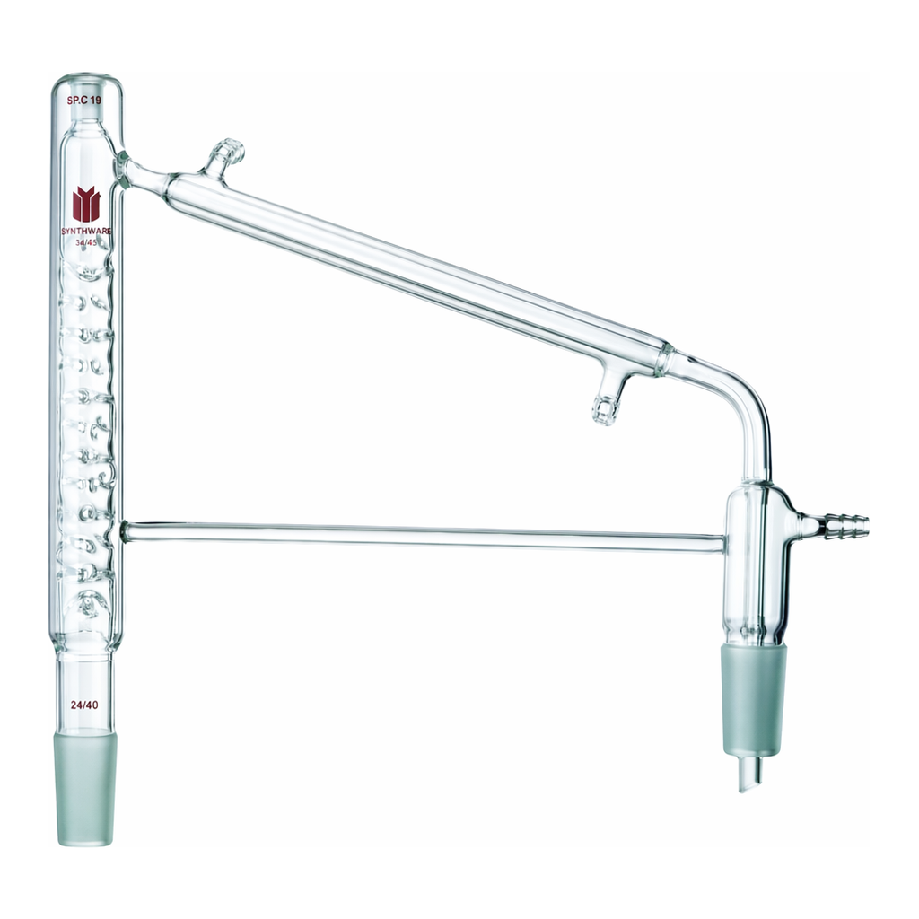 Merck Synthware vacuum jacketd Vigreux distillation head