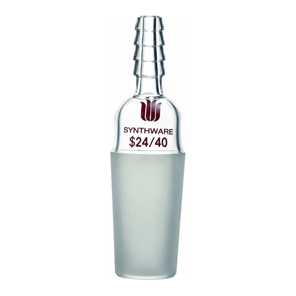 Merck Synthware vacuum or argon/nitrogen adapter with hose connection on top