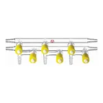 Merck Aldrich dual bank manifold with high-vacuum PTFE valves