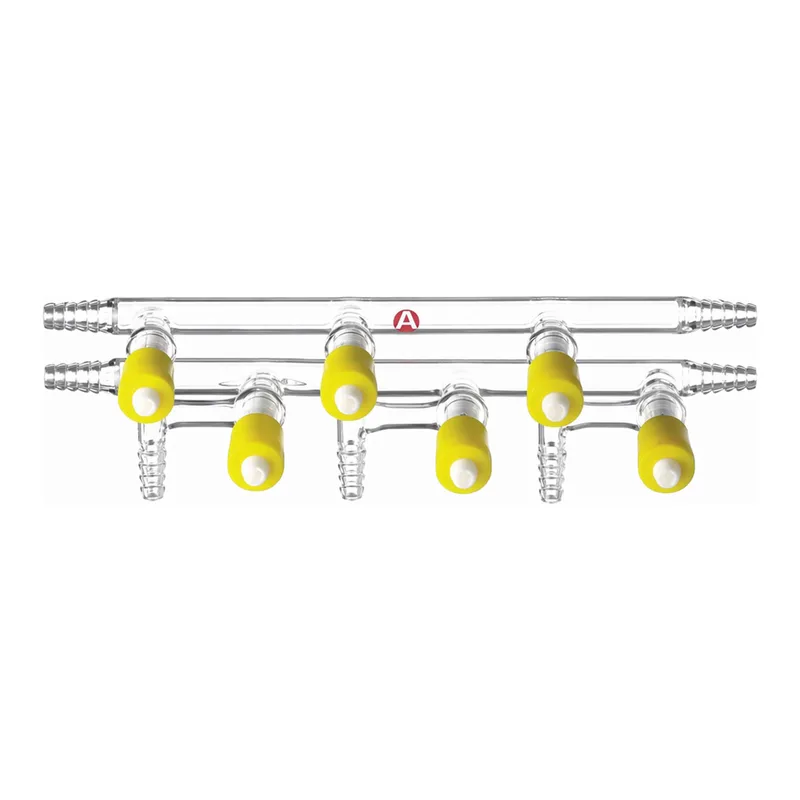 Merck Aldrich dual bank manifold with high-vacuum PTFE valves