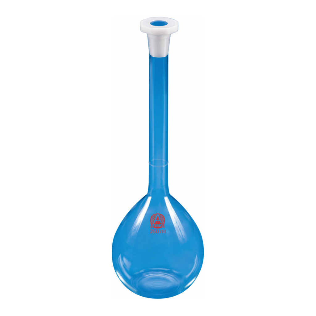 Merck Aldrich Essentials volumetric flask, class A, meets ASTM E288