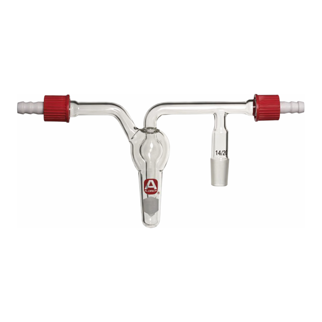 Merck Aldrich in-line oil bubbler with SafetyBarb hose connectors