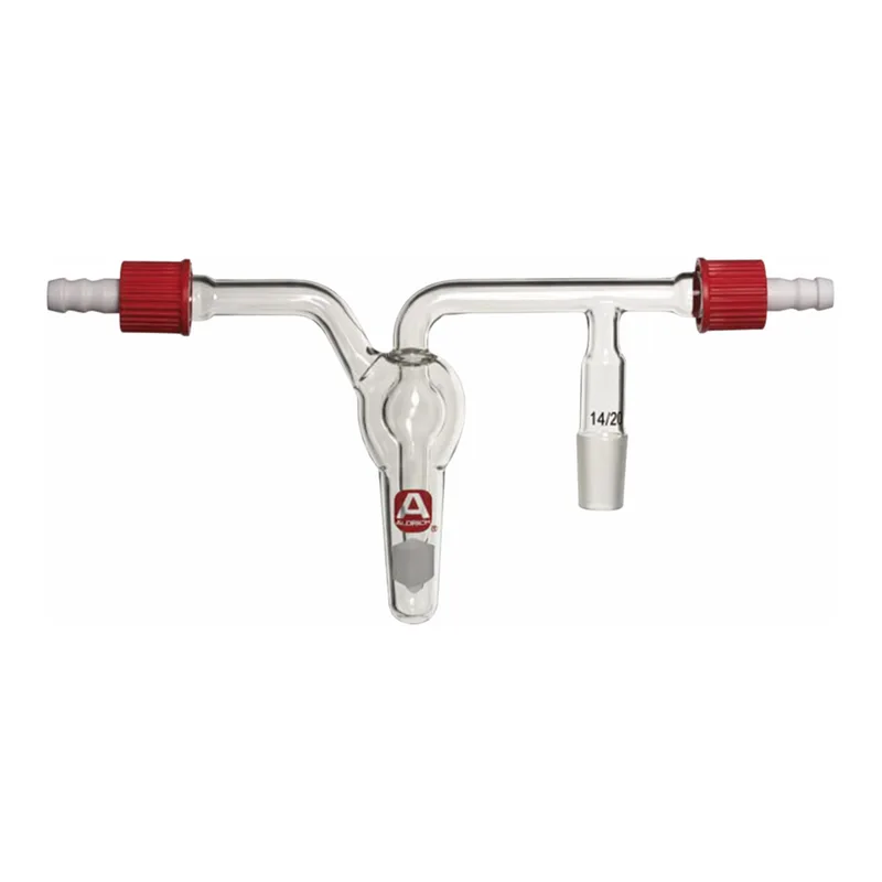 Merck Aldrich in-line oil bubbler with SafetyBarb hose connectors