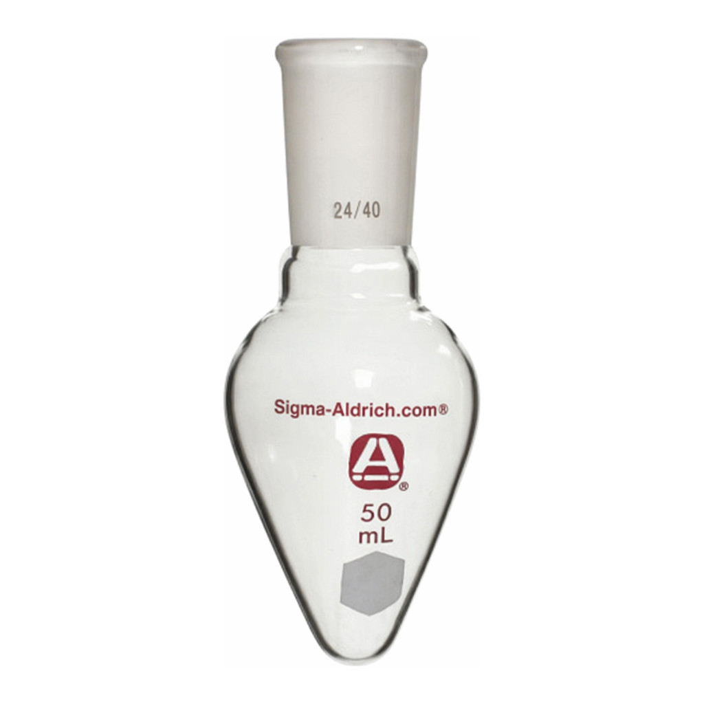 Merck Aldrich pear-shaped flask