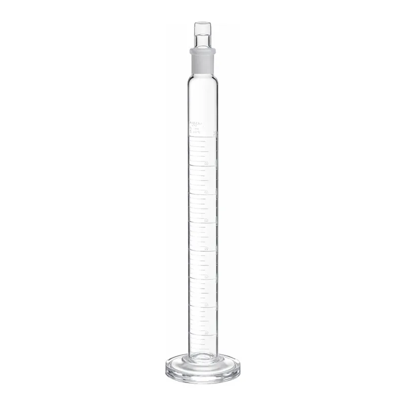 Merck Pyrex graduated cylinders with Pyrex stopper