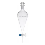 Merck Pyrex Separating funnel, conical, PTFE key