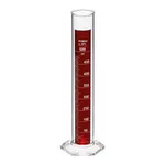 Merck Pyrex Lifetime Red single metric scale graduated cylinder