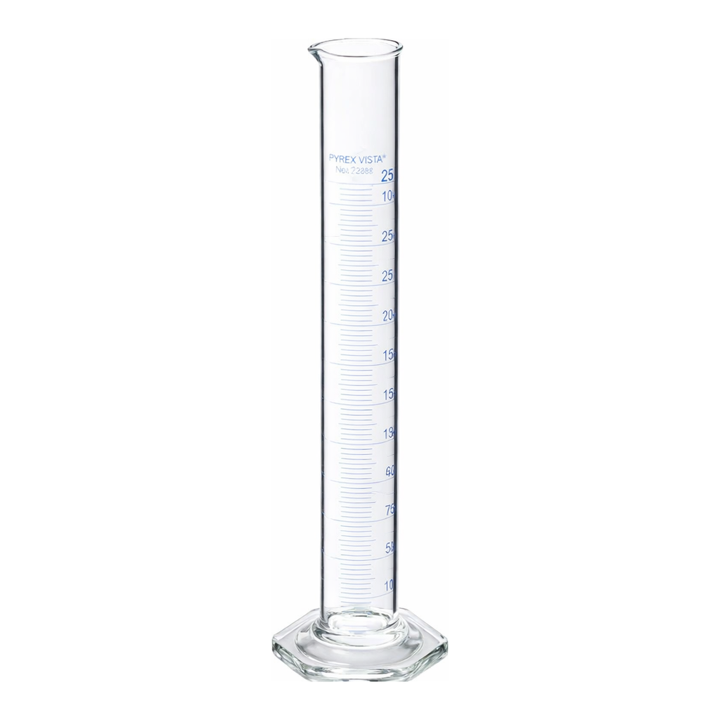 Merck Pyrex VISTA graduated cylinder, to contain