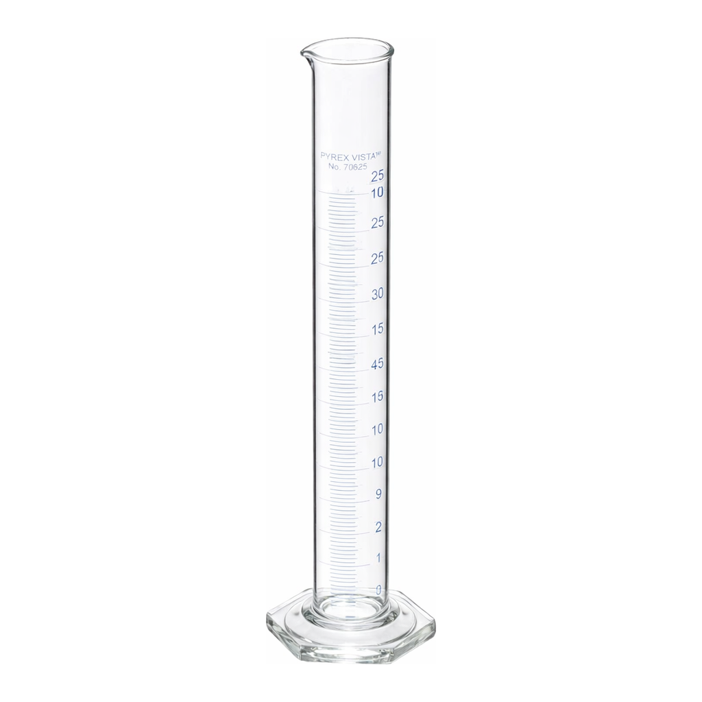 Merck Pyrex VISTA graduated cylinder, to deliver
