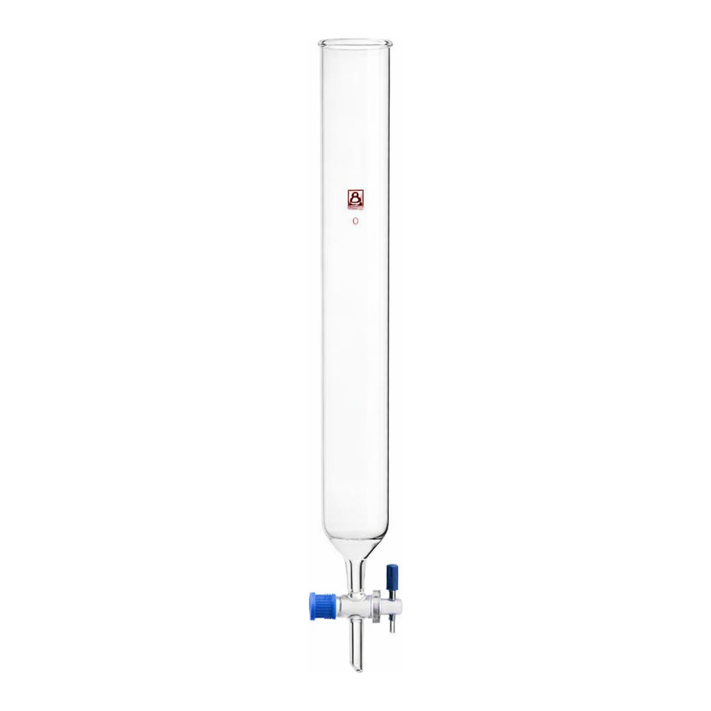 Merck Synthware chromatography column with PTFE stopcock and coarse frit
