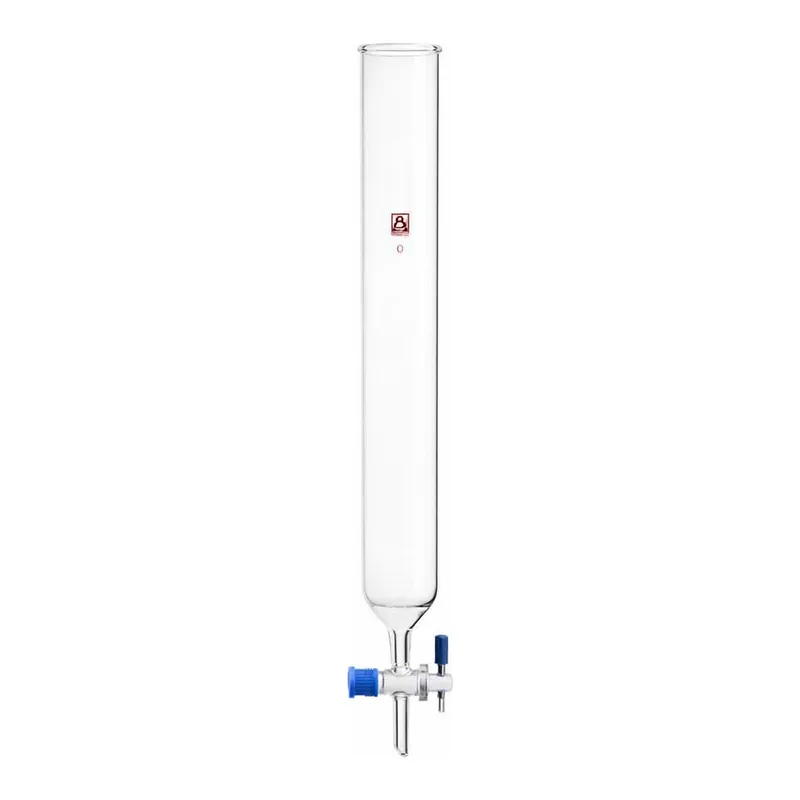 Merck Synthware chromatography column with PTFE stopcock and coarse frit