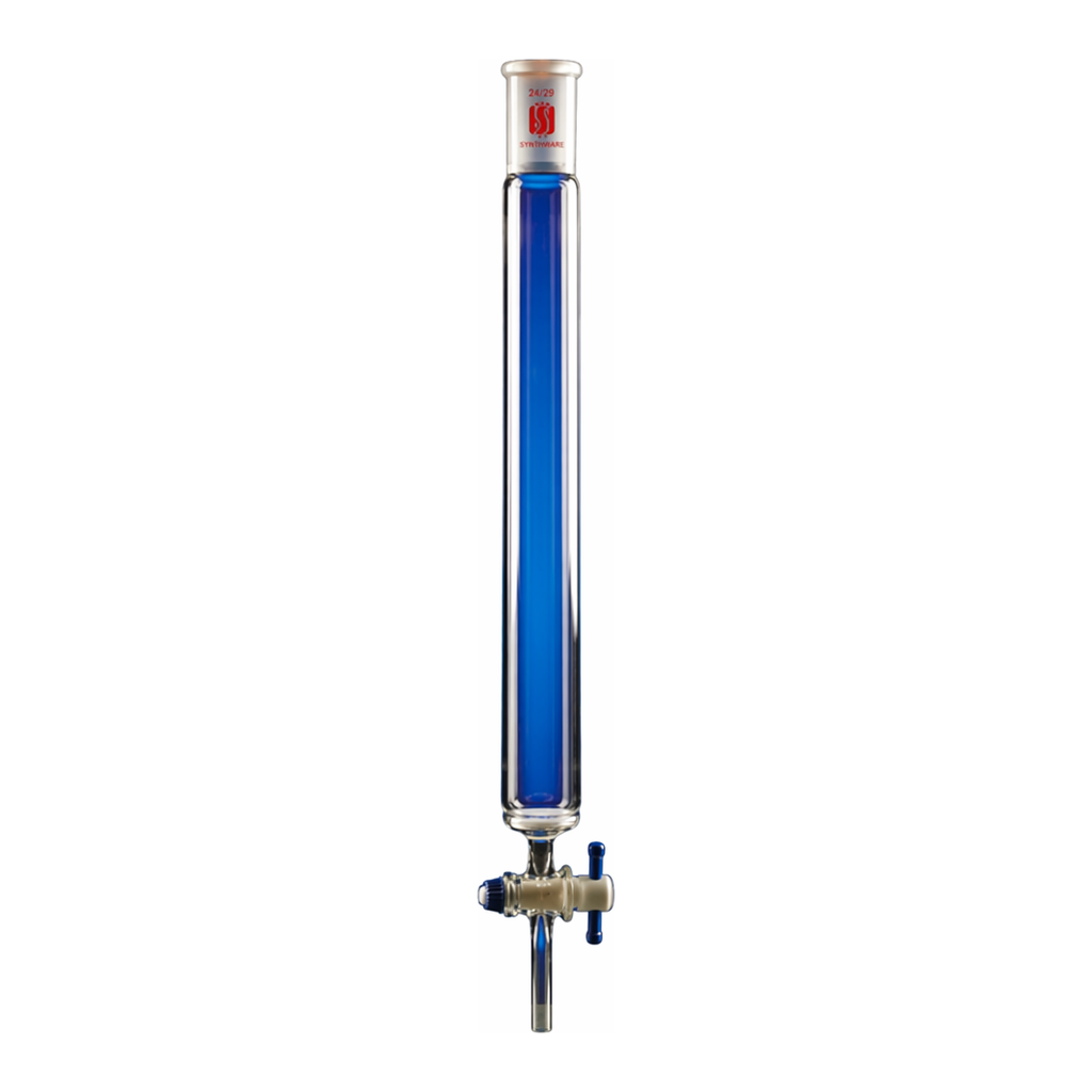 Merck Synthware chromatography column with PTFE stopcock