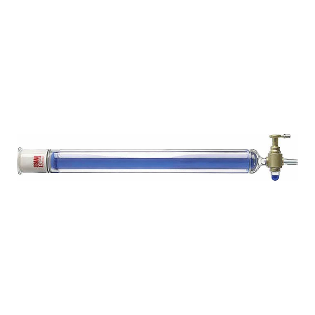 Merck Synthware chromatography column with PTFE stopcock and coarse fritted disc