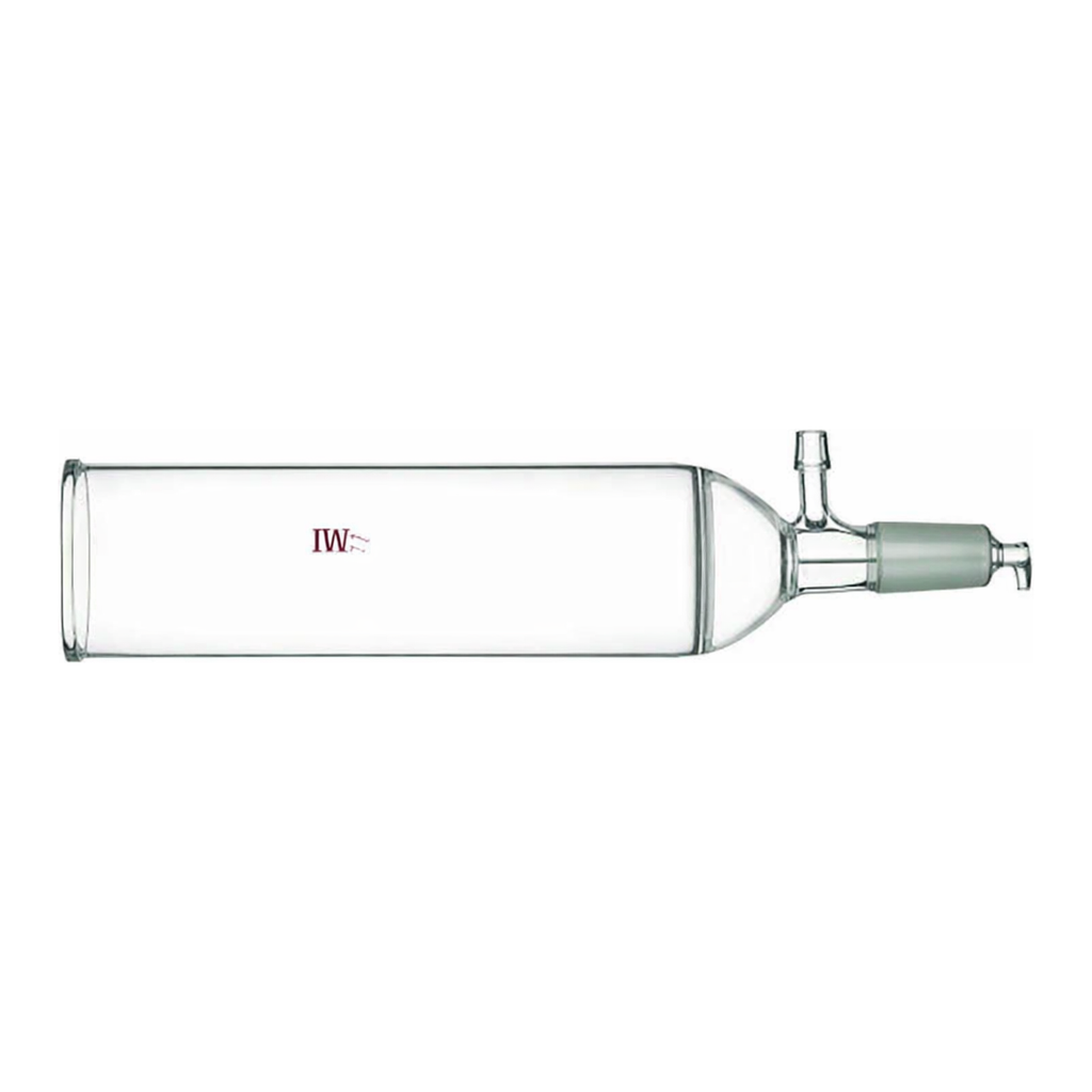 Merck Synthware chromatography column with vacuum connection and fritted disk