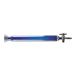 Merck Synthware chromatography column with with spherical joint, PTFE stopcock and coarse frit