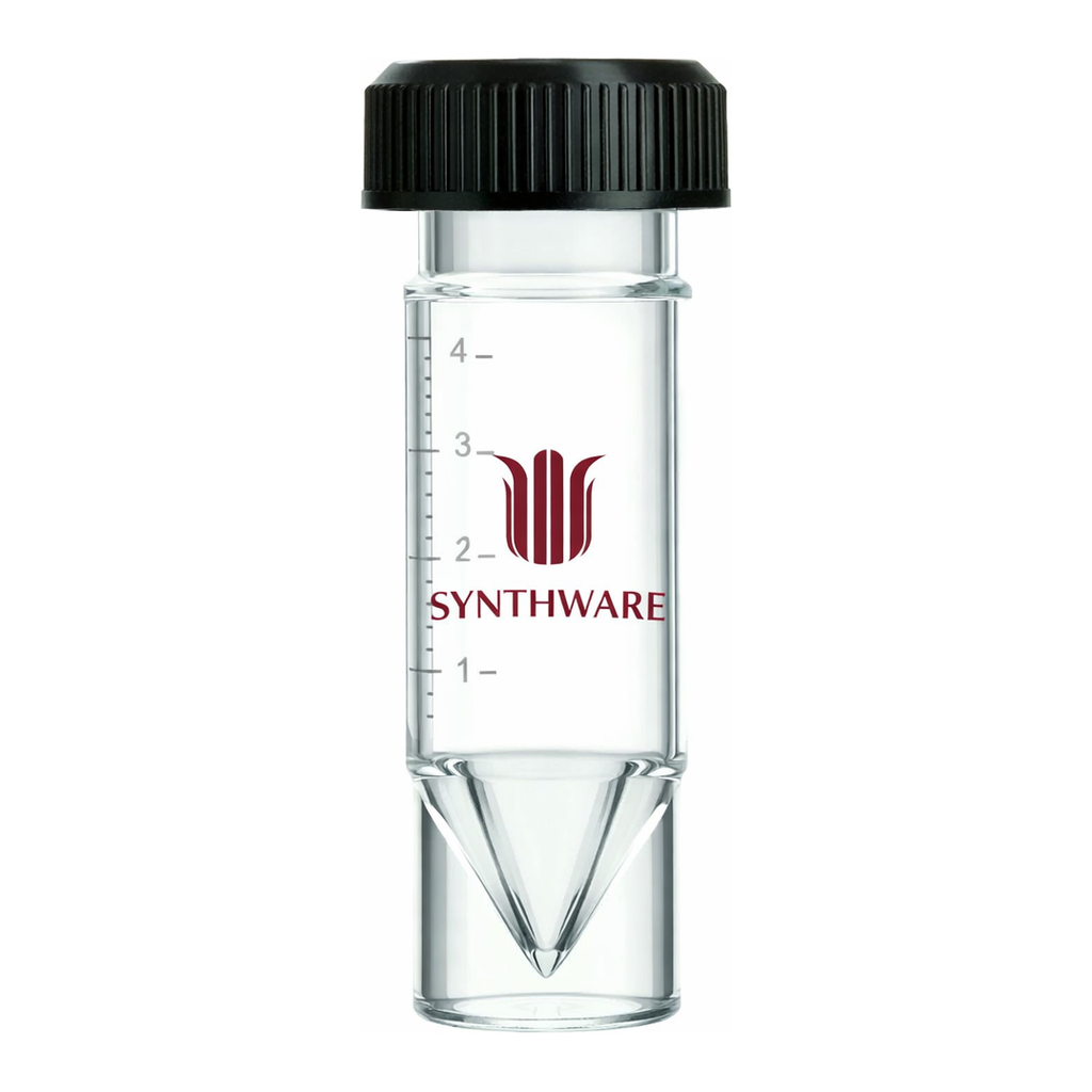 Merck Synthware conical bottom reaction vial with holed compression cap