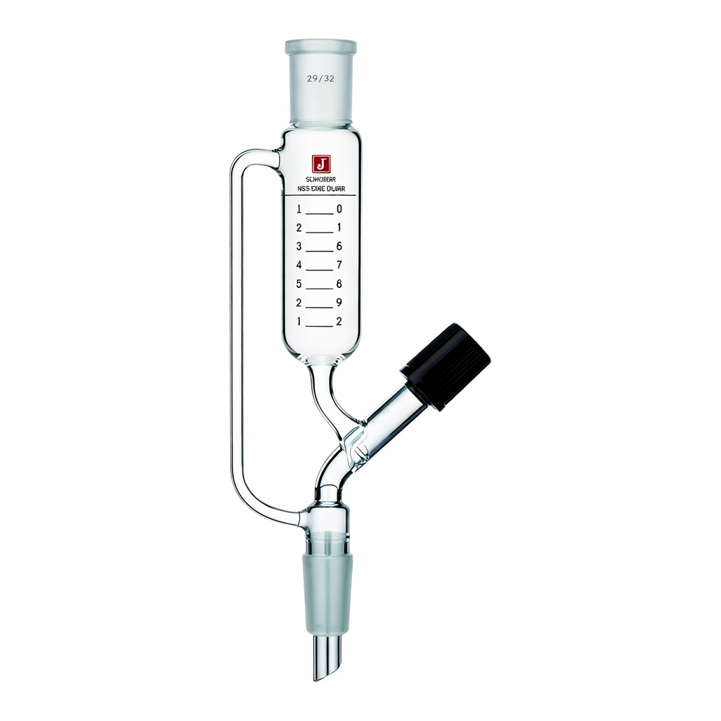 Merck Synthware pressure equalizing funnel with high vacuum valve