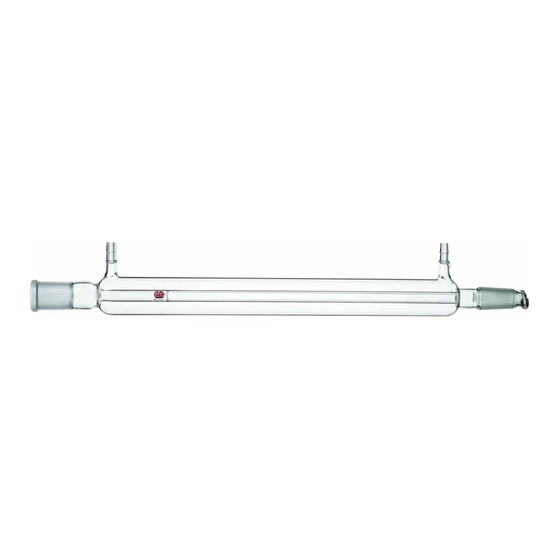 Merck Synthware Liebig condenser with 8 mm OD hose connections