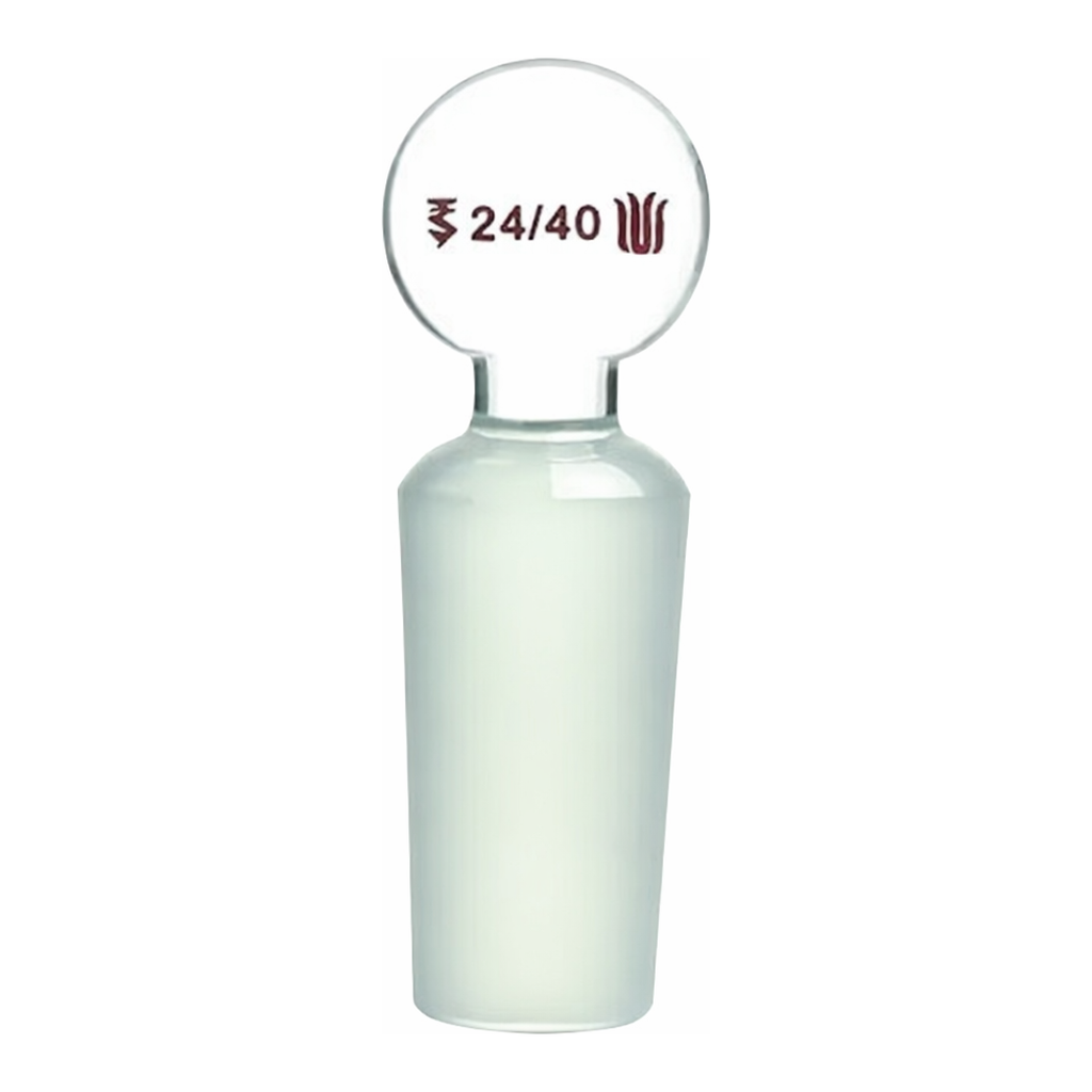 Merck Synthware pennyhead stopper, solid