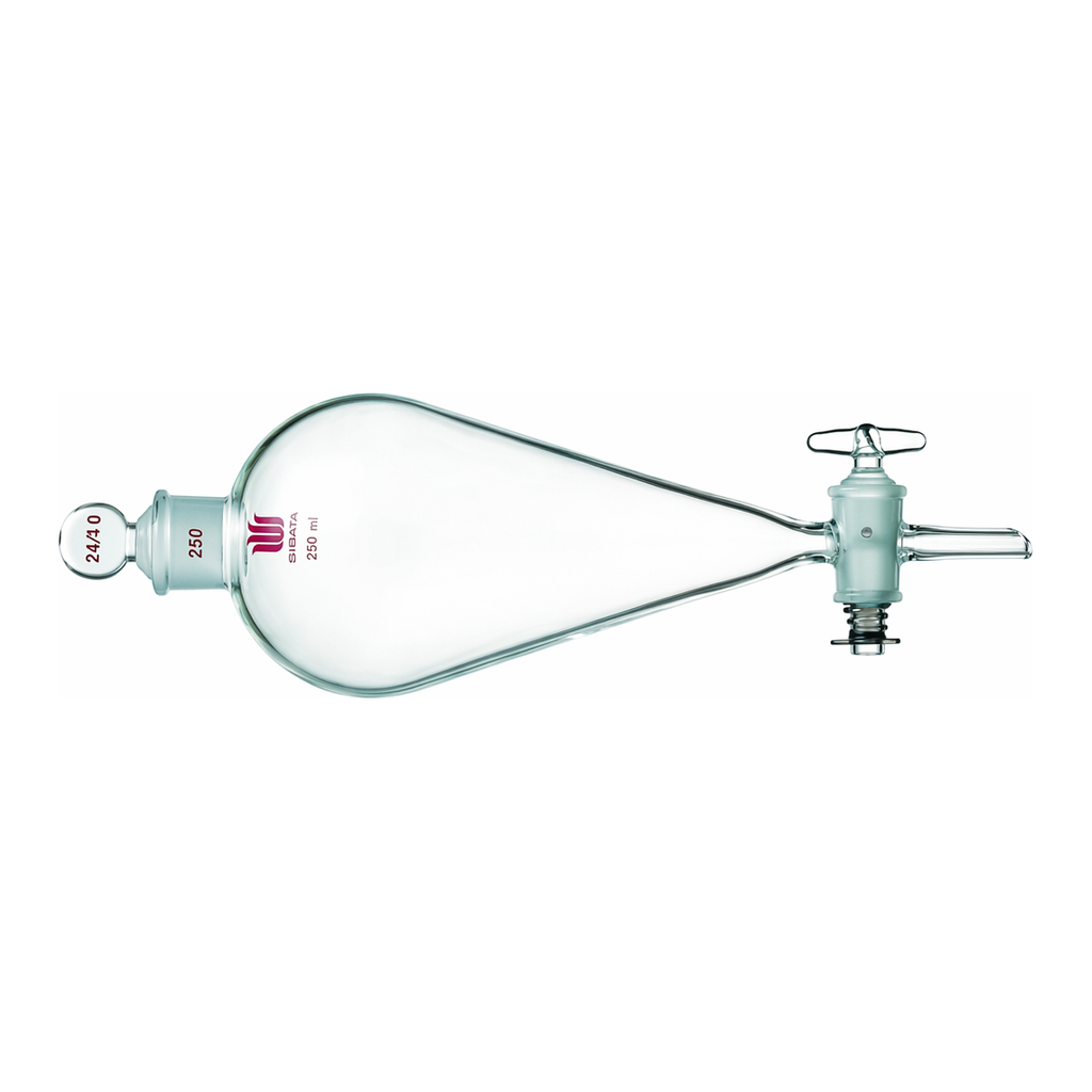 Merck Synthware Squibb separatory funnel with glass stopcock