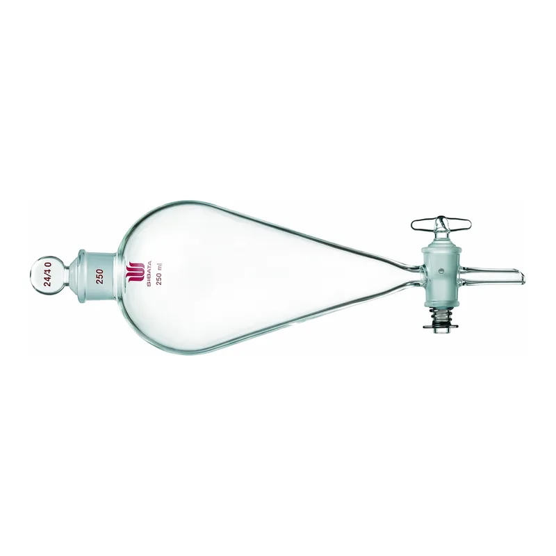 Merck Synthware Squibb separatory funnel with glass stopcock