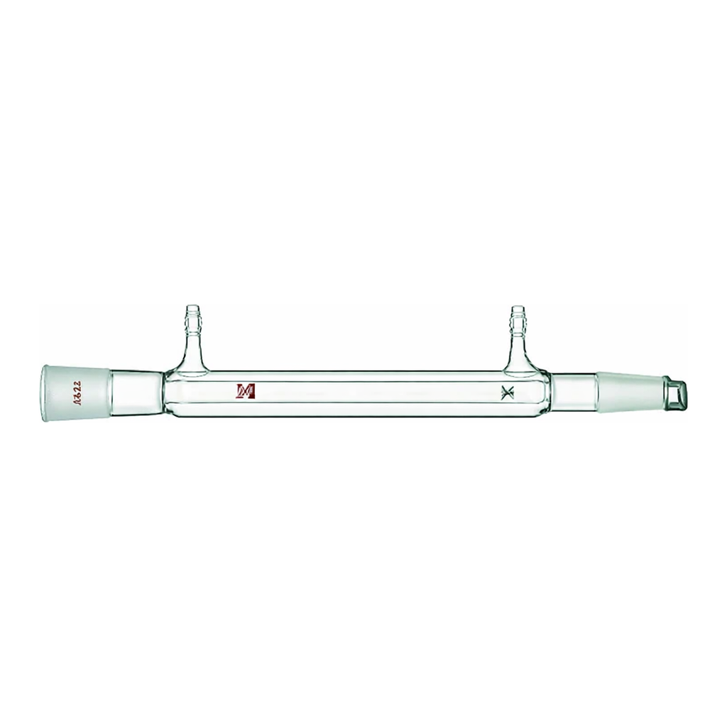Merck Synthware water jacketed distillation column with indents to support packing material