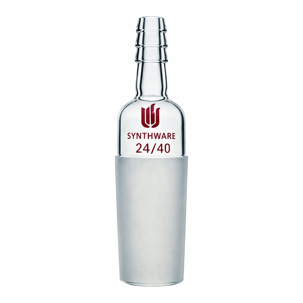 Merck Synthware vacuum or argon/nitrogen adapter with hose connection on top