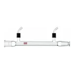 Merck Synthware West condenser with removable hose connections