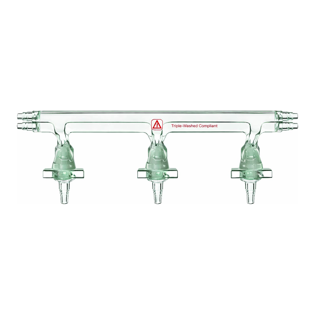 Merck Aldrich dual bank manifold with glass stopcocks