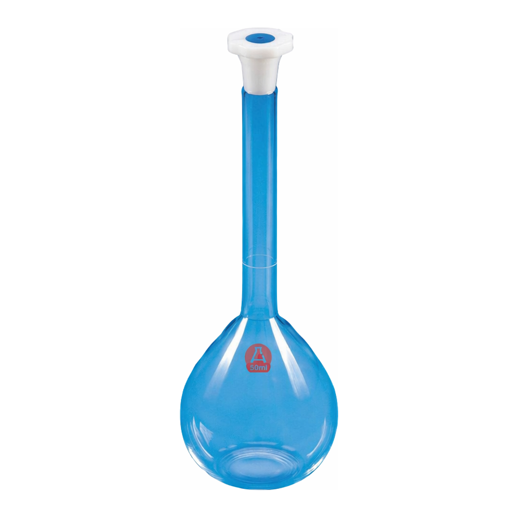 Merck Aldrich Essentials volumetric flask, Class B, meets DIN ISO-1042