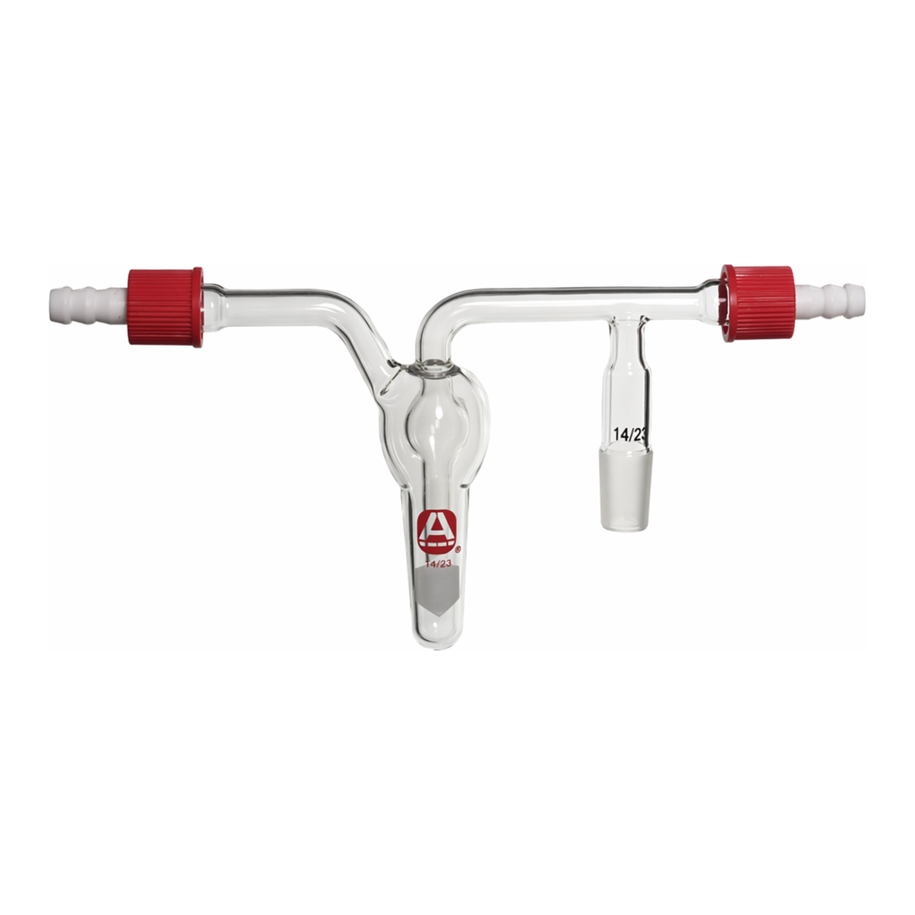 Merck Aldrich in-line oil bubbler with SafetyBarb hose connectors