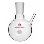 Merck Aldrich round-bottom flask with septum-inlet