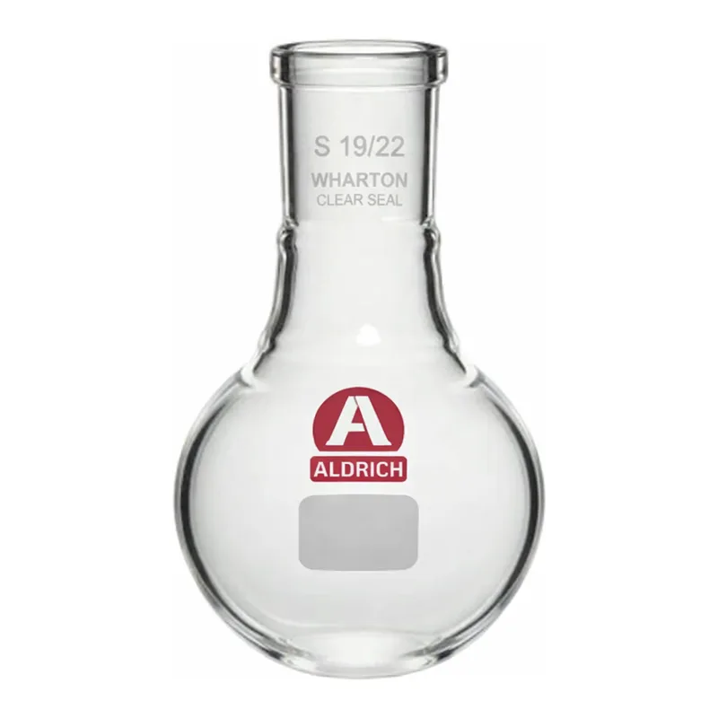 Merck Aldrich single-neck round-bottom flask with Clear-Seal joint