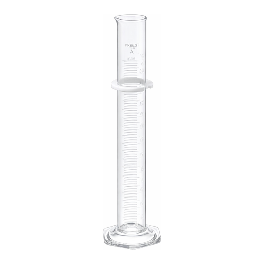 Merck Pyrex class A serialized/certified single metric scale graduated cylinder