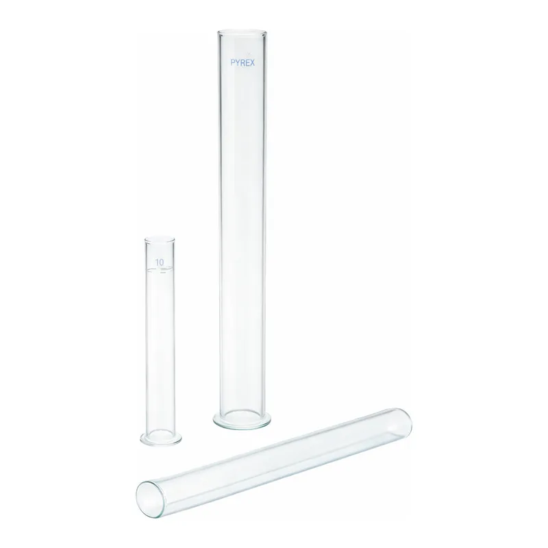 Merck Pyrex glass test tubes without rim, medium wall
