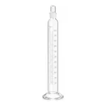 Merck Pyrex serialized/certified graduated cylinder with Pyrex stopper
