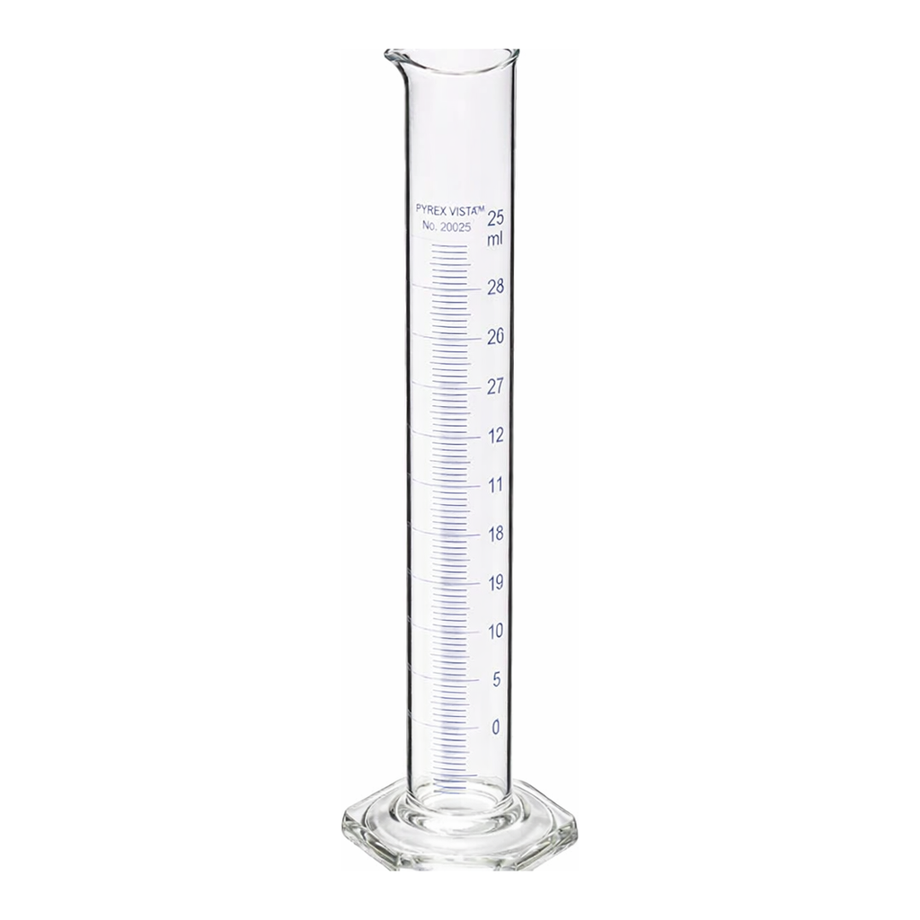 Merck Pyrex VISTA graduated cylinder, to contain