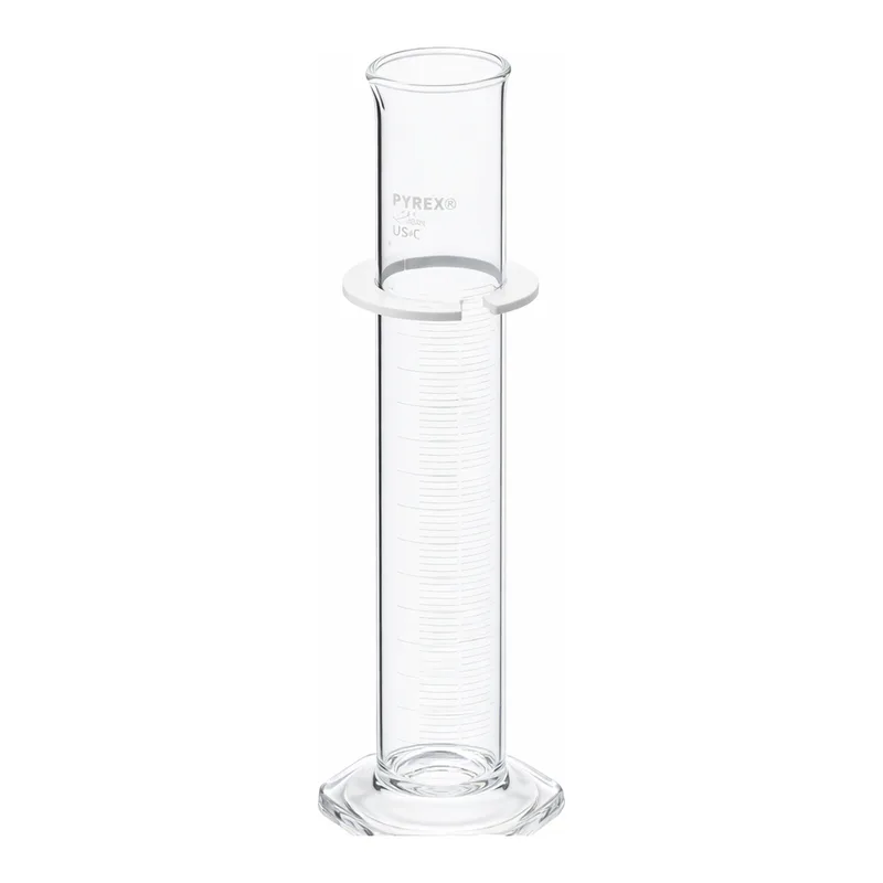 Merck Pyrex single metric scale graduated cylinder, calibrated to deliver