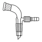 Merck Quickfit bends with vacuum connection