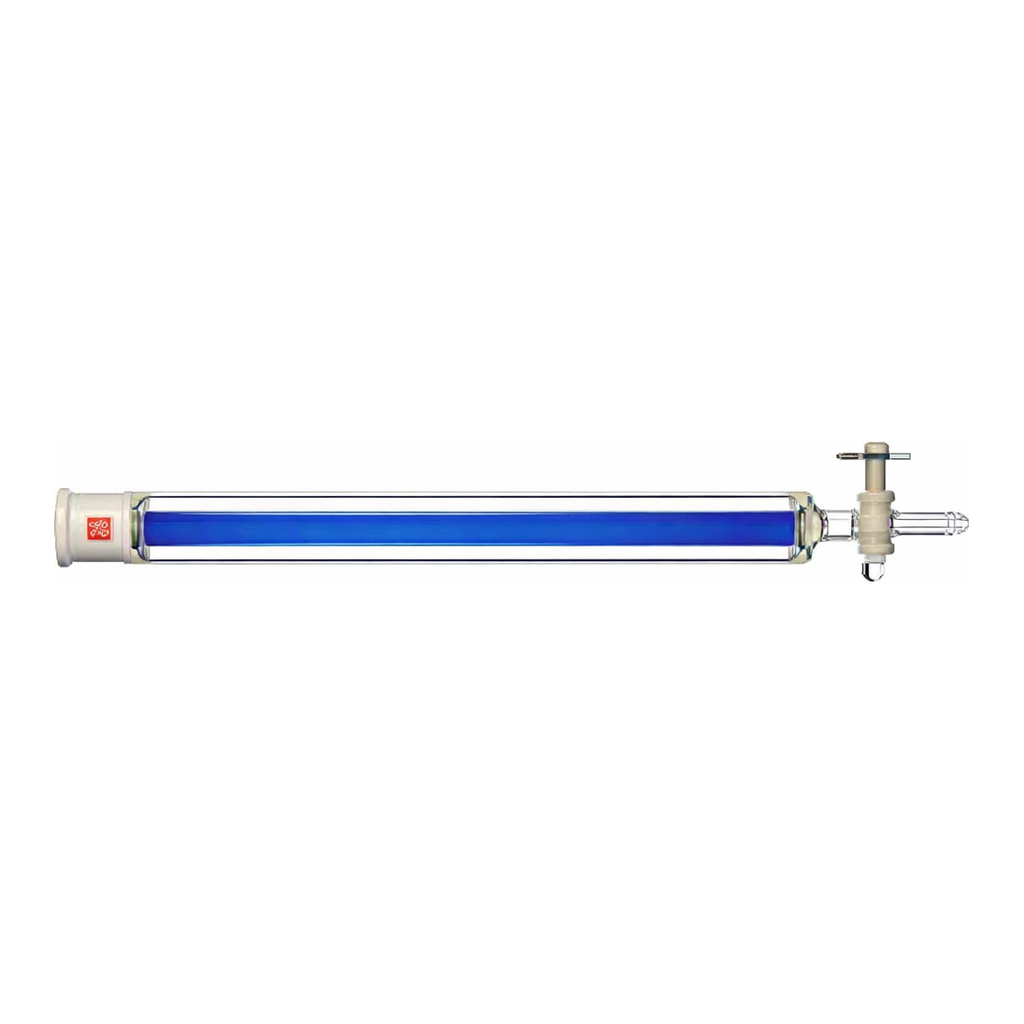Merck Synthware chromatography column with PTFE stopcock and coarse fritted disc